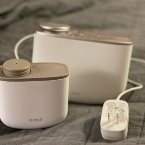 Set of 2 Aera home diffusers one mini one large also comes with 2 fragrances